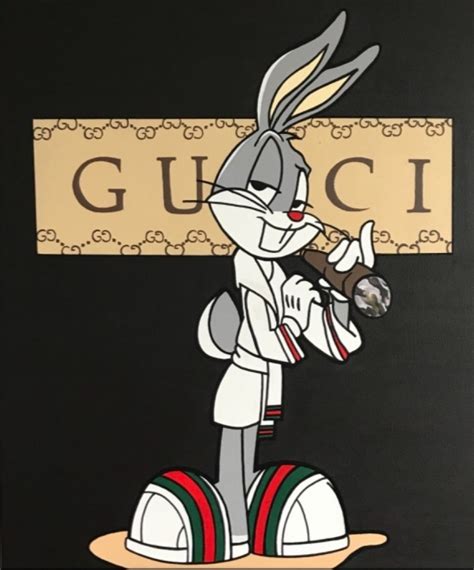 bugs bunny cartoonb gucci|Bugs Bunny wearing Gucci.